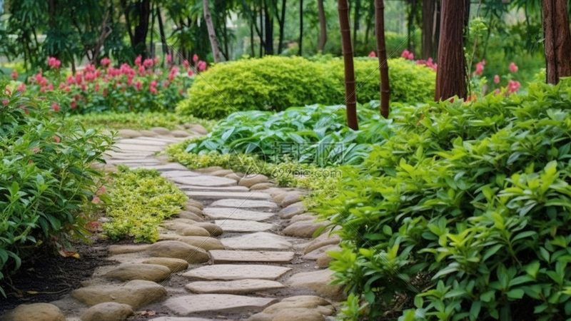 日式庭院砾石与植物组合：打造静谧禅意的空间美学**